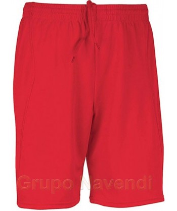 Bermuda o short sin bolsillos de secado rápido para deporte para hombre