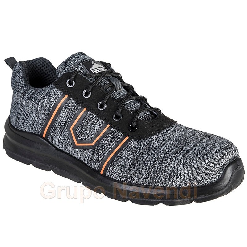 Zapatos deportivos de seguridad no metálicos S3 SRC grises