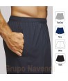 Bermuda o short con bolsillos de secado rápido para deporte para hombre