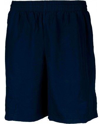 Bermuda o short con bolsillos de microfibra para deporte para hombre
