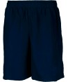 Bermuda o short con bolsillos de microfibra para deporte para hombre