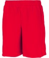 Bermuda o short con bolsillos de microfibra para deporte para hombre
