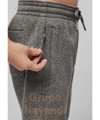 Bermuda deportivo de felpa con 3 bolsillos para hombre color gris