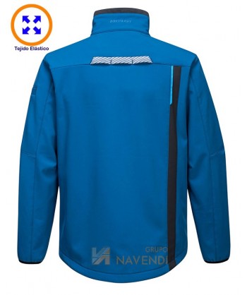 Softshell multi elástico, bicolor e impermeable