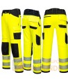 Pantalón bicolor de alta visibilidad muy grueso con cintas segmentadas