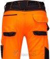 Pantalón bicolor de alta visibilidad muy grueso con cintas segmentadas