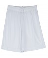 Short económico para equipaciones deportivas para adulto color blanco