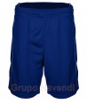 Short para niños, sin bolsillos con ribete a contraste para baloncesto color marino