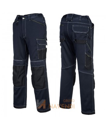Pantalón bicolor, grueso con refuerzos