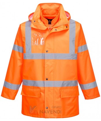 Parka acolchada alta visibilidad desmontable 5 en 1