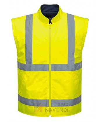 Parka acolchada alta visibilidad desmontable 5 en 1