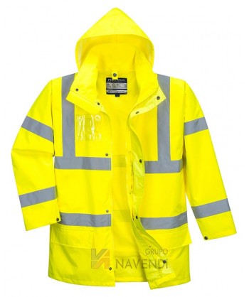 Parka acolchada alta visibilidad desmontable 5 en 1