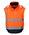 Cazadora bicolor de alta visibilidad con mangas desmontables Portwest C464