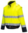 Cazadora bicolor de alta visibilidad con mangas desmontables Portwest C464