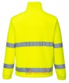 Chaqueta de forro polar amarillo alta visibilidad. Portwest F250