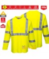 Camiseta ignífuga de fibra modacrílica y alta visibilidad ARC 2