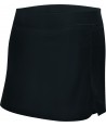 Falda pantalón de niña con bolsillos para actividades deportivas, color negro