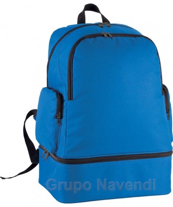 Mochila deportiva base rígida color azul