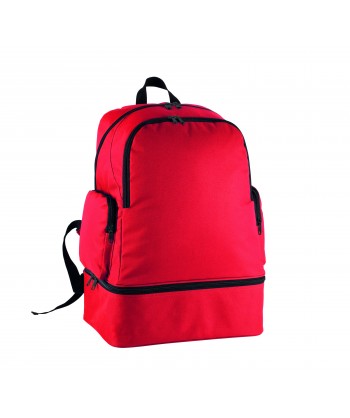 Mochila deportiva base rígida color rojo
