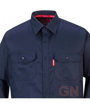Camisa ignífuga, antiestática y anti arco ARC 2 color azul marino