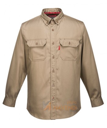 Camisa ignífuga, antiestática y anti arco ARC 2 color Kaki