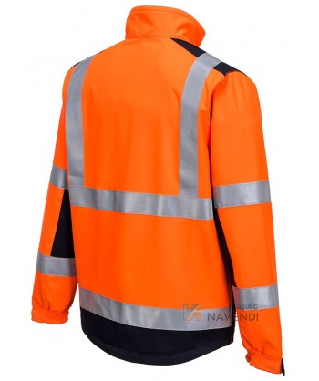 Cazadora softshell ignífuga multinorma con fibra modacrílica ARC 2