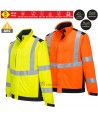 Cazadora softshell ignífuga multinorma con fibra modacrílica ARC 2