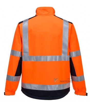 Cazadora softshell ignífuga multinorma con fibra modacrílica ARC 2