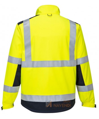 Cazadora softshell ignífuga multinorma con fibra modacrílica ARC 2