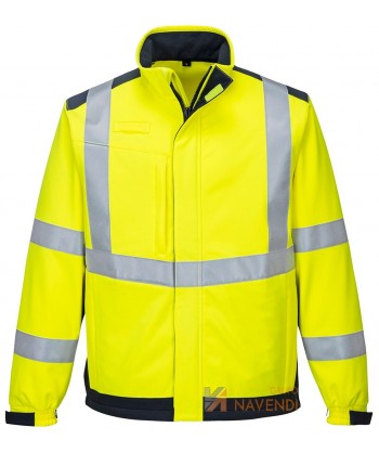 Cazadora softshell ignífuga multinorma con fibra modacrílica ARC 2
