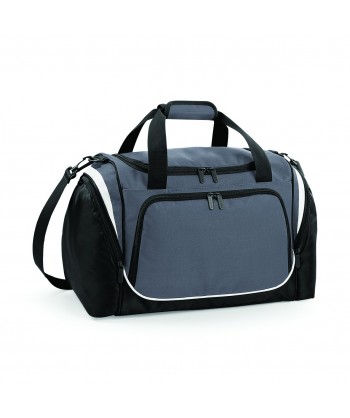 Bolso deporte multibolsillos gris