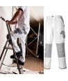 Pantalón bicolor multibolsillos especial para pintores