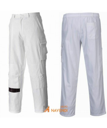 Pantalón de algodón grueso y multibolsillos especial para pintores