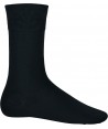 Calcetines finos elásticos con efecto brillo color negro