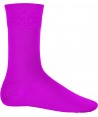 Calcetines finos elásticos con efecto brillo color  fucsia