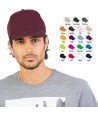 Gorra de algodón ajustable mediante cinta de velcro para adulto