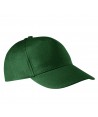 Gorra de algodón ajustable mediante cinta de velcro para adulto