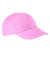 Gorra de algodón ajustable mediante cinta de velcro para adulto