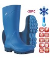 Bota alimentaria azul de seguridad de poliuretano S4 CI SRC