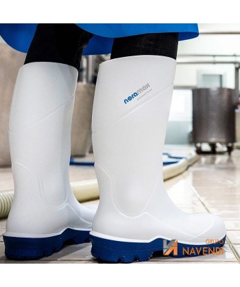 Bota alimentaria de seguridad de poliuretano S4 CI SRC color blanco