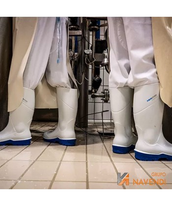 Bota alimentaria de seguridad de poliuretano S4 CI SRC color blanco