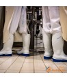 Bota alimentaria de seguridad de poliuretano S4 CI SRC color blanco