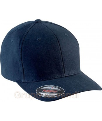 Gorra Flexfit de algodón de medio perfil para adulto color marino