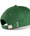 Gorra con sandwich contrastado con cierre de hebilla para adulto color verde bosque