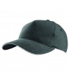 Gorra con sandwich contrastado con cierre de hebilla para adulto