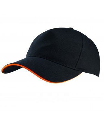Gorra con sandwich contrastado con cierre de hebilla para adulto