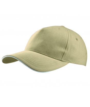 Gorra con sandwich contrastado con cierre de hebilla para adulto