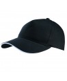 Gorra con sandwich contrastado con cierre de hebilla para adulto