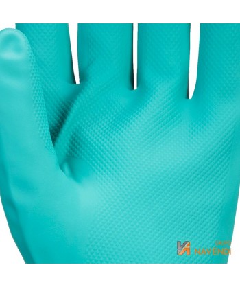 Guantes de nitrilo color verde para productos químicos