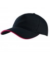 Gorra con sandwich contrastado con cierre de hebilla para adulto